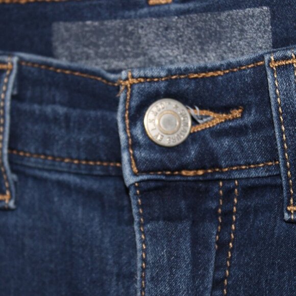 Signature Levi Strauss Slim Straight Jeans 14 Reg Blue Denim | Classic Stretch - Picture 3 of 9